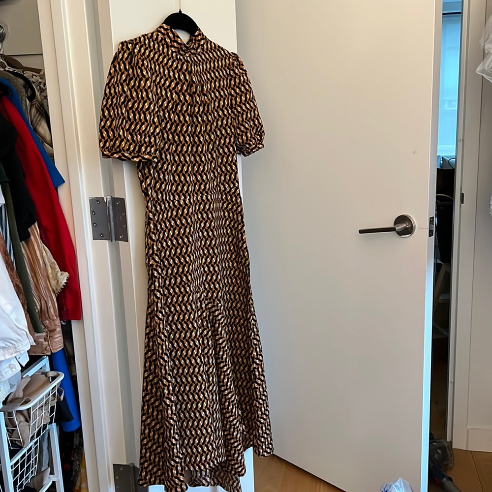 High-low Printed dress